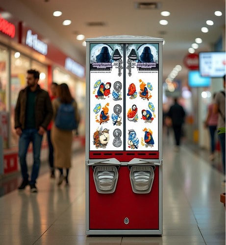 Vending machine coin - coin, operated