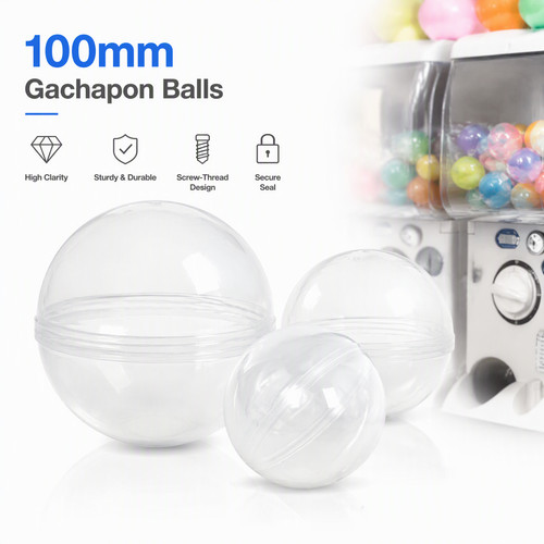 350pcs clear 100mm capsules - 350pcs,