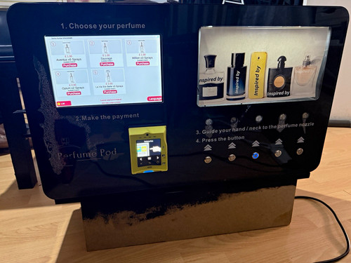 Bnf perfume vending machine - perfume,