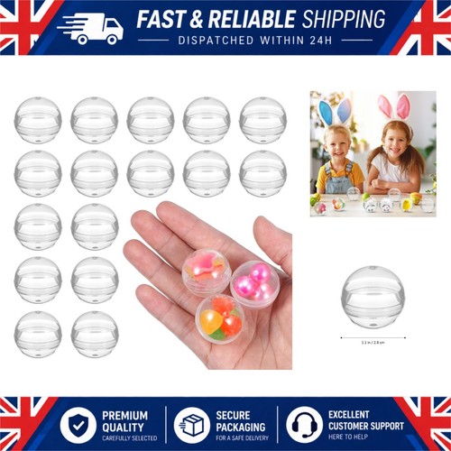 Besportble 100pcs 28mm - 28mm, clear