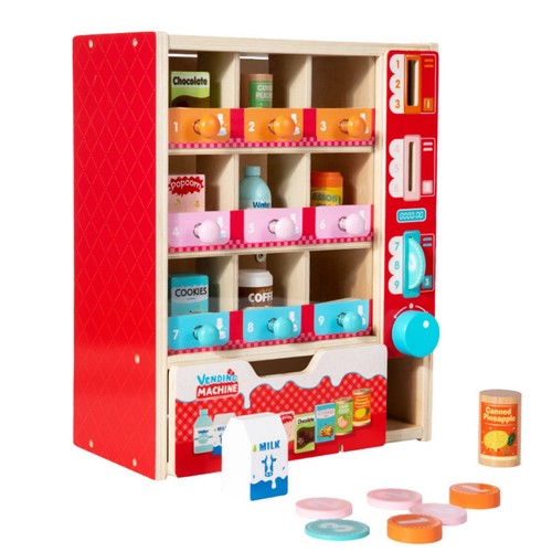 Wooden vending machine play - vending,